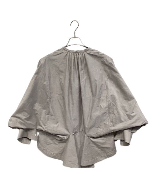 beautiful people（ビューティフルピープル）beautiful people (ビューティフルピープル) ダブルエンドコットンシルクブラウス ベージュ サイズ:38の古着・服飾アイテム