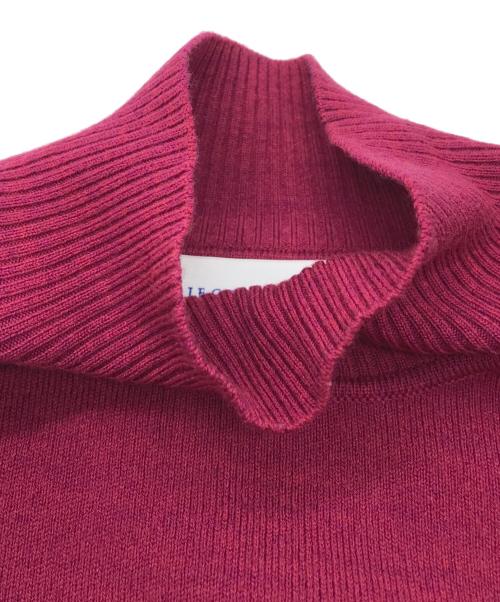 LE CIEL BLEU（ルシェルブルー）LE CIEL BLEU (ルシェルブルー) ウールスムースニット サイズ:36の古着・服飾アイテム