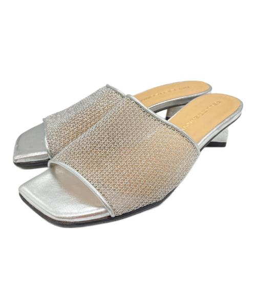 PELLICO SUNNY（ペリーコサニー）PELLICO SUNNY (ペリーコサニー) メッシュ サンダル シルバー サイズ:37の古着・服飾アイテム