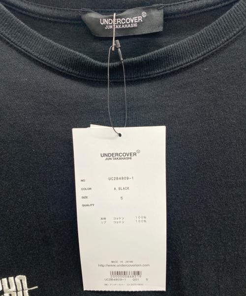 UNDERCOVER（アンダーカバー）UNDERCOVER (アンダーカバー) WIDETEE PSYCHO JQパッチ Tシャツ ブラック サイズ:5の古着・服飾アイテム