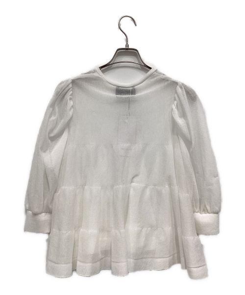 Comfort embracement（コンフォートエンブレイスメント）Comfort embracement (コンフォートエンブレイスメント) ティアードチュニック ホワイト サイズ:F 未使用品の古着・服飾アイテム