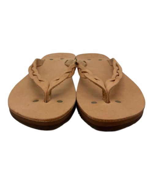 FUMIKA UCHIDA（フミカウチダ）FUMIKA UCHIDA (フミカウチダ) FUMIKA UCHIDA(フミカウチダ)レザーサンダル ベージュ サイズ:サイズ37の古着・服飾アイテム