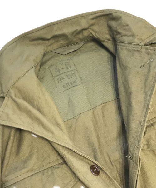 VINTAGE MILITARY（ヴィンテージ ミリタリー）VINTAGE MILITARY (ヴィンテージ ミリタリー) French Army M-47フィールドジャケット カーキ サイズ:46の古着・服飾アイテム