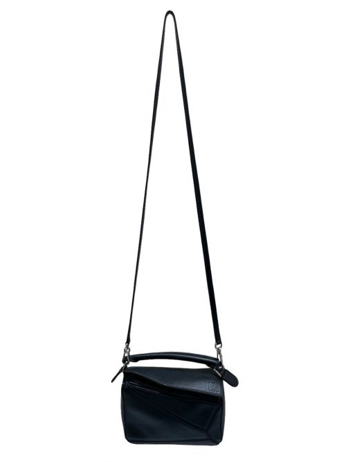LOEWE（ロエベ）LOEWE (ロエベ) パズルバッグ　ミニ ブラックの古着・服飾アイテム