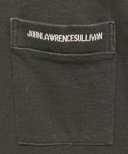JOHN LAWRENCE SULLIVAN（ジョン ローレンス サリバン）JOHN LAWRENCE SULLIVAN (ジョン ローレンス サリバン) ポケットTシャツ ブラック サイズ:Mの古着・服飾アイテム