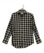 finamoreフィナモレ）の古着「チェックシャツ」｜グレー
