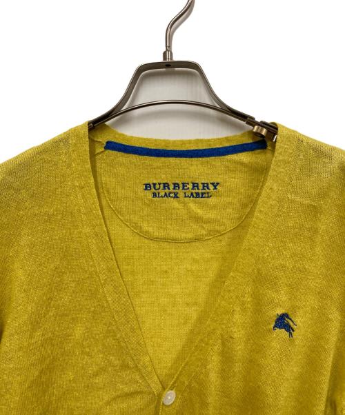 BURBERRY BLACK LABEL（バーバリーブラックレーベル）BURBERRY BLACK LABEL (バーバリーブラックレーベル) カーディガン イエロー サイズ:2の古着・服飾アイテム