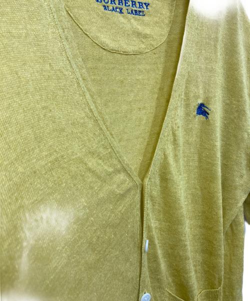 BURBERRY BLACK LABEL（バーバリーブラックレーベル）BURBERRY BLACK LABEL (バーバリーブラックレーベル) カーディガン イエロー サイズ:2の古着・服飾アイテム