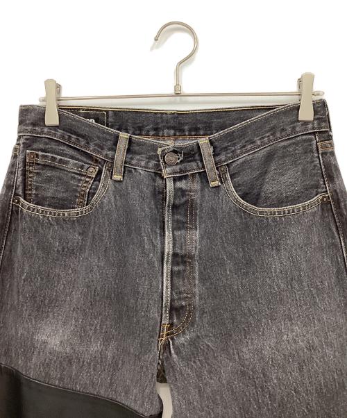 RECHARD（リチャード）RECHARD (リチャード) リメイク加工デニムパンツ ブラック サイズ:Mの古着・服飾アイテム