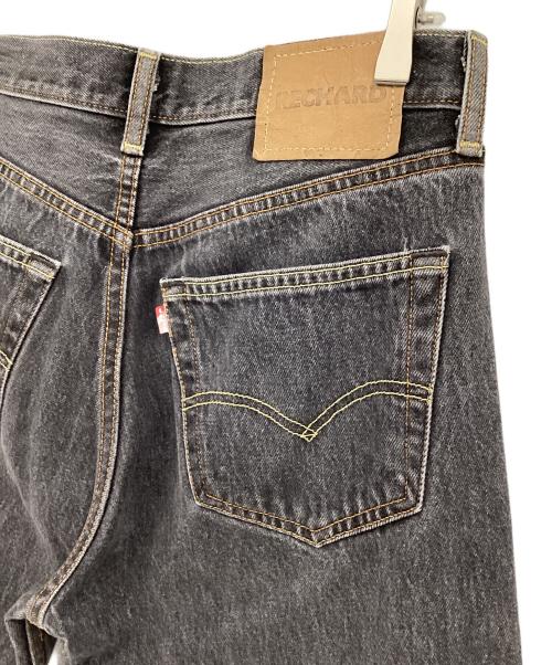 RECHARD（リチャード）RECHARD (リチャード) リメイク加工デニムパンツ ブラック サイズ:Mの古着・服飾アイテム