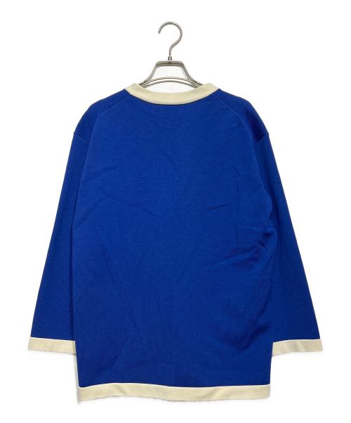 Traditional Weatherwear（トラディショナルウェザーウェア）Traditional Weatherwear (トラディショナルウェザーウェア) ARKLEY KNITカーディガン ブルー サイズ:XSの古着・服飾アイテム