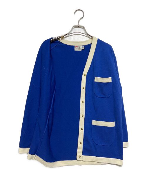 Traditional Weatherwear（トラディショナルウェザーウェア）Traditional Weatherwear (トラディショナルウェザーウェア) ARKLEY KNITカーディガン ブルー サイズ:XSの古着・服飾アイテム