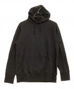LOOPWHEELERループウィラー）の古着「プルオーバーパーカー」｜ブラック