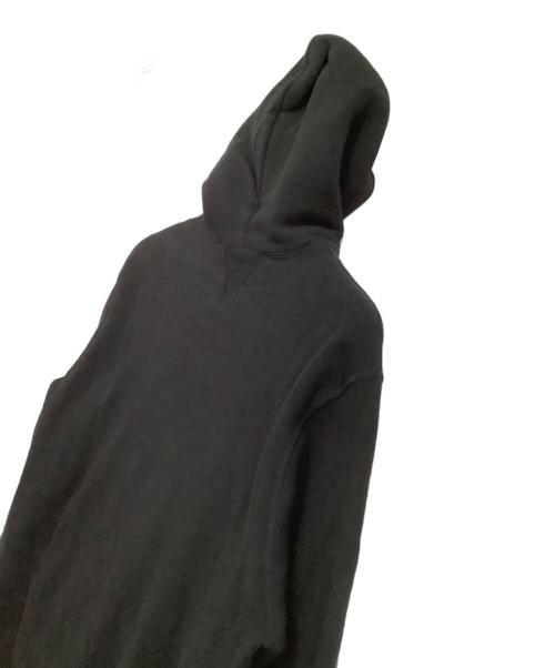 LOOPWHEELER（ループウィラー）LOOPWHEELER (ループウィラー) プルオーバーパーカー ブラック サイズ:Lの古着・服飾アイテム