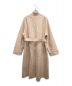 AURALEE (オーラリー) SUPER FINE MELTON LONG COAT ピンク サイズ:1：19000円