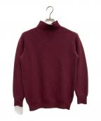 TEN×Ron Hermanテン×ロンハーマン）の古着「モックネックニット」｜ボルドー