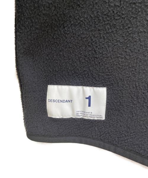 DESCENDANT（ディセンダント）DESCENDANT (ディセンダント) KNOT FLEECE CARDIGAN ブラック サイズ:Lの古着・服飾アイテム