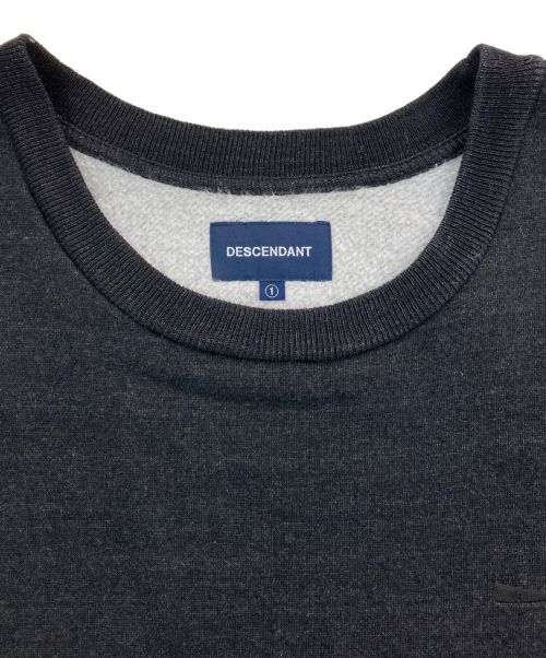 DESCENDANT（ディセンダント）DESCENDANT (ディセンダント) PE CREW NECK ブラック サイズ:1の古着・服飾アイテム
