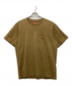 SUPREMEシュプリーム）の古着「Overdyed Pocket Tee」｜ブラウン