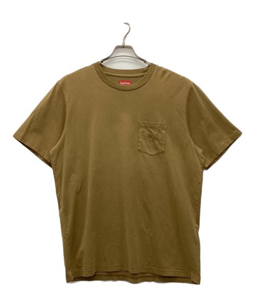 SUPREME（シュプリーム）SUPREME (シュプリーム) Overdyed Pocket Tee ブラウン サイズ:XLの古着・服飾アイテム