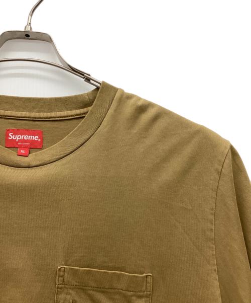 SUPREME（シュプリーム）SUPREME (シュプリーム) Overdyed Pocket Tee ブラウン サイズ:XLの古着・服飾アイテム
