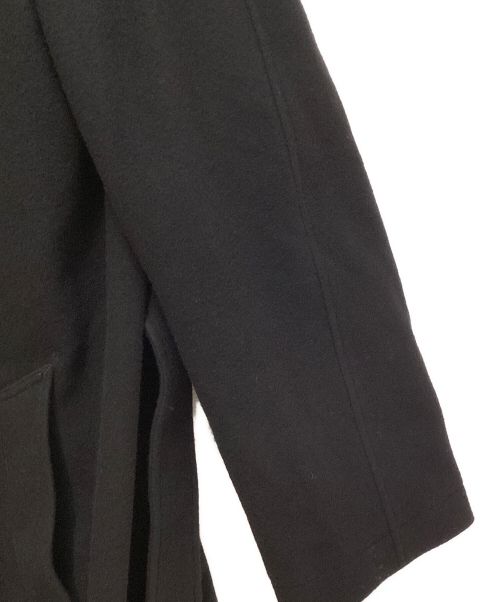 REGULATION Yohji Yamamoto（レギュレーションヨウジヤマモト）REGULATION Yohji Yamamoto (レギュレーションヨウジヤマモト) 15AW Wool Hooded Coat（ウールフーデッドコート） ブラック サイズ:1の古着・服飾アイテム