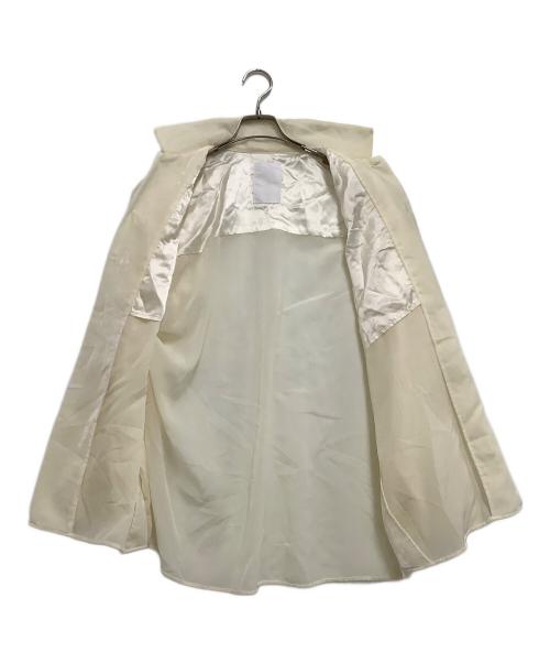 ONE GRAVITY（ワングラヴィティ）ONE GRAVITY (ワングラヴィティ) ベルベットオーバーレイヤーシャツ アイボリー サイズ:Mの古着・服飾アイテム