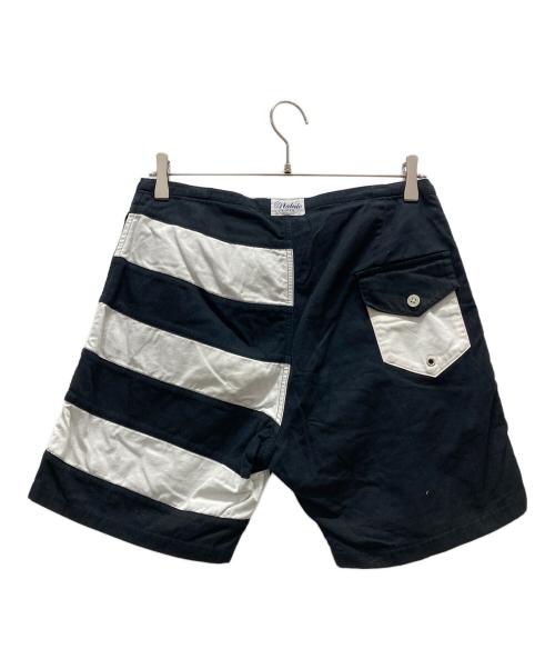 Ron Herman（ロンハーマン）Ron Herman (ロンハーマン) NALUTO TRUNKS (ナルトトランクス) ハーフパンツ ブラック×ホワイト サイズ:31の古着・服飾アイテム