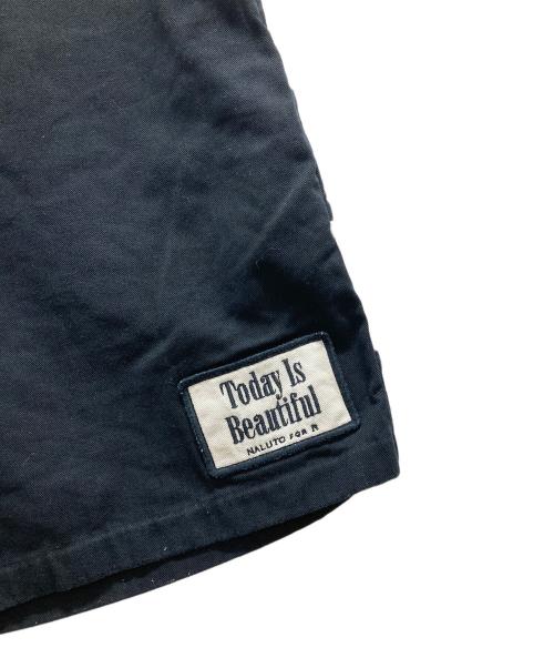 Ron Herman（ロンハーマン）Ron Herman (ロンハーマン) NALUTO TRUNKS (ナルトトランクス) ハーフパンツ ブラック×ホワイト サイズ:31の古着・服飾アイテム