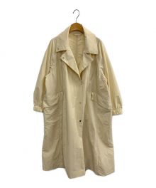 Adam et Rope（アダム エ ロペ）の古着「2WAYリサイクルナイロンオーバーコート」｜アイボリー
