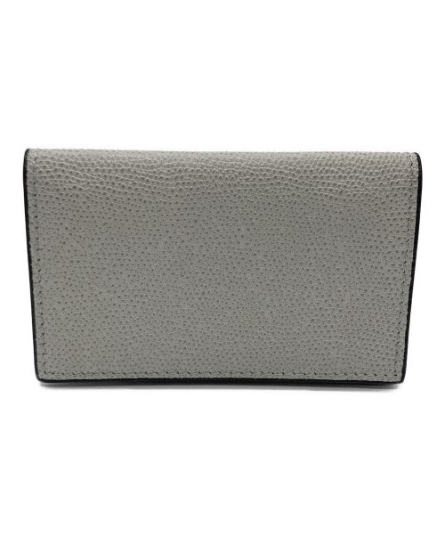 Valextra（ヴァレクストラ）Valextra (ヴァレクストラ) 名刺入れ グレーの古着・服飾アイテム
