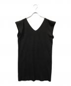 YOKO CHANヨーコチャン）の古着「ノースリーブワンピース」｜ダークグレー