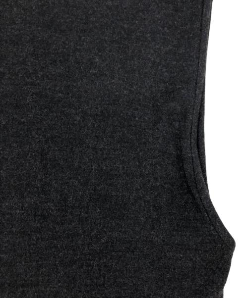 YOKO CHAN（ヨーコチャン）YOKO CHAN (ヨーコチャン) ノースリーブワンピース ダークグレー サイズ:40の古着・服飾アイテム