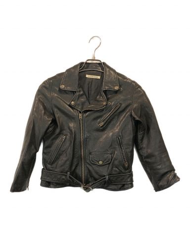 ビューティフルピープル　バッグロゴ　ライダースジャケット　ダブル　ブラック130 楽天市場】古着 beautiful people ビューティフルピープル ダブル