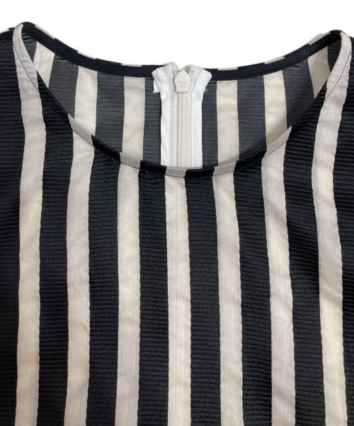 ADORE（アドーア）ADORE (アドーア) オーガンザストライプブラウス エクリュ サイズ:38の古着・服飾アイテム