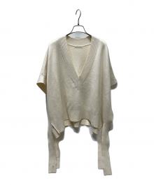 DESIGNWORKS（デザインワークス）の古着「ニットベスト」｜オフホワイト