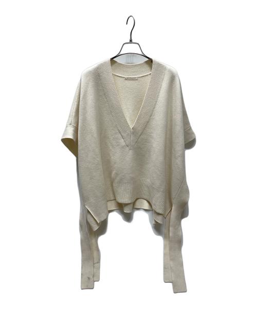 DESIGNWORKS（デザインワークス）DESIGNWORKS (デザインワークス) ニットベスト オフホワイト サイズ:38の古着・服飾アイテム