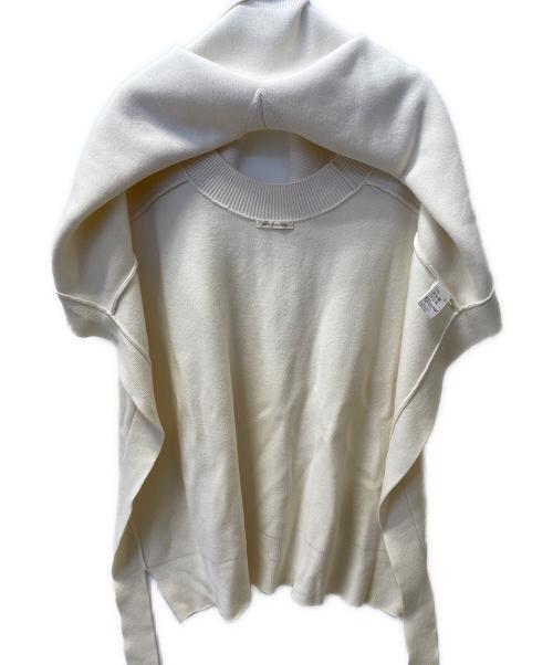 DESIGNWORKS（デザインワークス）DESIGNWORKS (デザインワークス) ニットベスト オフホワイト サイズ:38の古着・服飾アイテム