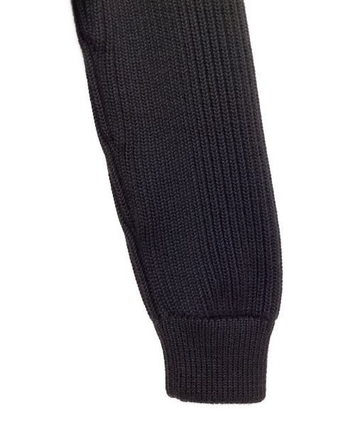 Maison Margiela（メゾンマルジェラ）Maison Margiela (メゾンマルジェラ) 17AW driver's wool knit（ドライバーズウールニット） ブラック サイズ:Sの古着・服飾アイテム