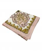 HERMESエルメス）の古着「シルクスカーフ LVDOVICVS MAGNVS」｜ピンク