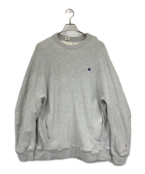N.HOOLYWOOD（エヌ ハリウッド）N.HOOLYWOOD (エヌ ハリウッド) Champion REVERSE WEAVE (チャンピオン リバース ウィーブ) クルーネックスウェット グレー サイズ:XLの古着・服飾アイテム