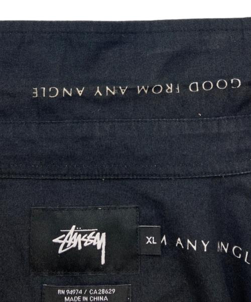 stussy（ステューシー）stussy (ステューシー) ハイヒール柄シャツ ブラック サイズ:XLの古着・服飾アイテム