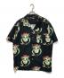 stussy（ステューシー）の古着「SKULL PATTERN SHIRT」｜ブラック