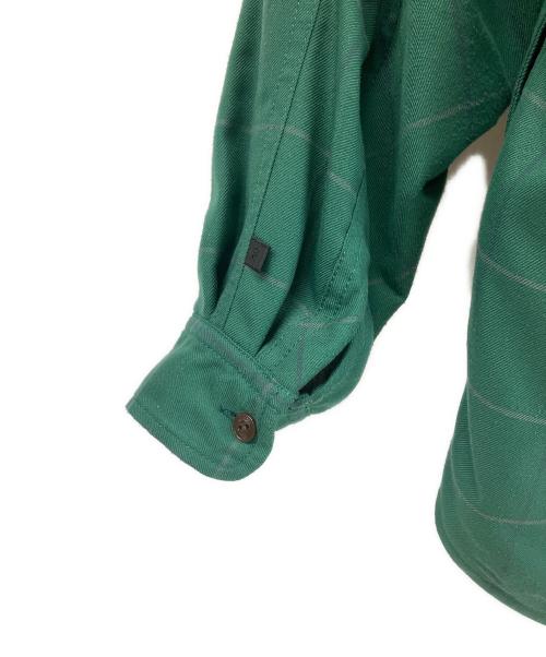 DAIWA PIER39（ダイワ ピア39）DAIWA PIER39 (ダイワ ピア39) TECH HOODED WORK SHIRTS グリーン サイズ:Sの古着・服飾アイテム