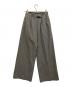 things that matter（シングスザットマター）の古着「T/R DOUBLE TUCK WIDE PANTS」｜グレー