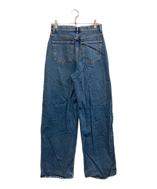 BLACK by moussy（ブラックバイマウジー）BLACK by moussy (ブラックバイマウジー) Roll-up Denim ブルー サイズ:SIZE 24の古着・服飾アイテム