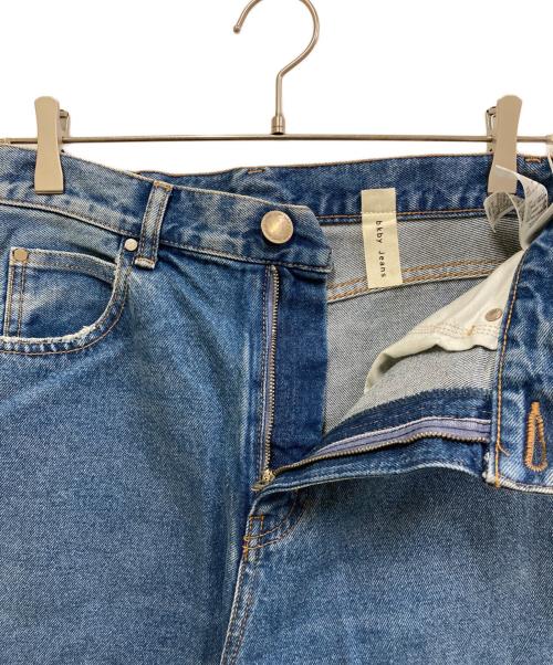 BLACK by moussy（ブラックバイマウジー）BLACK by moussy (ブラックバイマウジー) Roll-up Denim ブルー サイズ:SIZE 24の古着・服飾アイテム