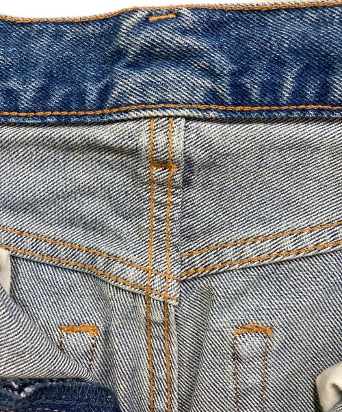 BLACK by moussy（ブラックバイマウジー）BLACK by moussy (ブラックバイマウジー) Roll-up Denim ブルー サイズ:SIZE 24の古着・服飾アイテム