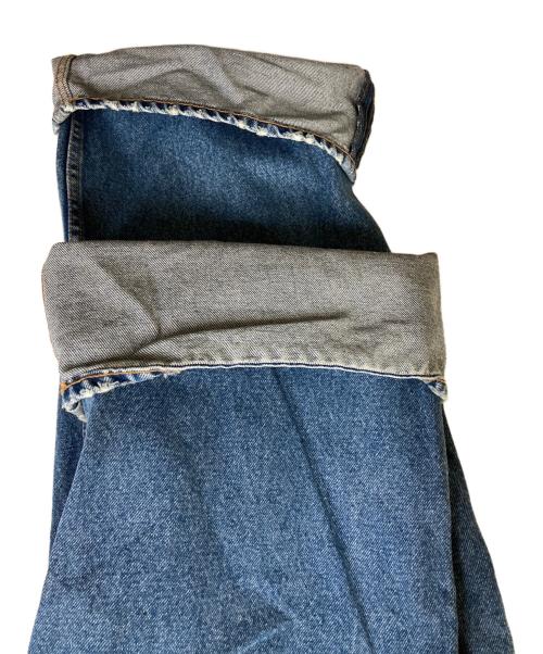 BLACK by moussy（ブラックバイマウジー）BLACK by moussy (ブラックバイマウジー) Roll-up Denim ブルー サイズ:SIZE 24の古着・服飾アイテム