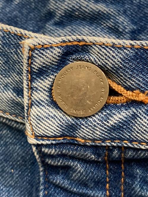 BLACK by moussy（ブラックバイマウジー）BLACK by moussy (ブラックバイマウジー) Roll-up Denim ブルー サイズ:SIZE 24の古着・服飾アイテム